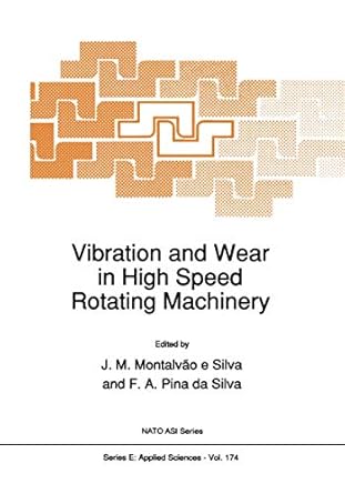 vibration and wear in high speed rotating machinery 1st edition julio m montalvao e silva ,f pina da silva