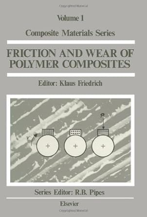 friction and wear of polymer composites 1st edition k friedrich 0444425241, 978-0444425249