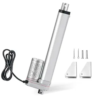 natgai dc12v 8inch stroke linear actuator with mounting bracket 900n maximum lift 10mm/s for recliner tv