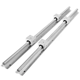 vevor linear rail slide sbr16 1000mm and 4 pcs sbr16uu slide blocks linear guide rail and bearings kit fully