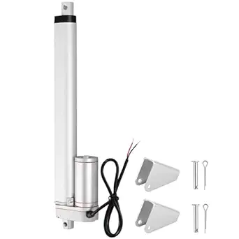 eypins 12v linear actuator motor 1000n/224lbs 10 stroke heavy duty 14mm/s high speed electric actuator for rv