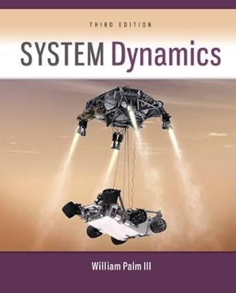 system dynamics by palm iii william published by mcgraw hill science/engineering/math   hardcover 3rd edition