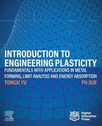 introduction to engineering plasticity fundamentals with applications in metal forming limit analysis and