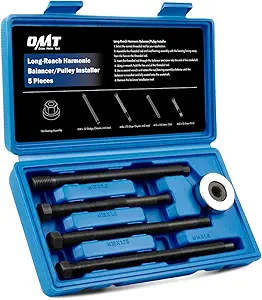 orion motor tech harmonic balancer installer set 5pc long reach crank pulley underdrive pulley damper