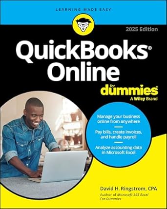 quickbooks online for dummies 2025th edition david h ringstrom 1394282028, 978-1394282029
