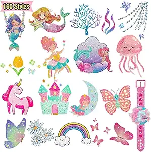 leesgel glitter tattoos for girls 160 styles temporary tattoos children stickers children games for girls