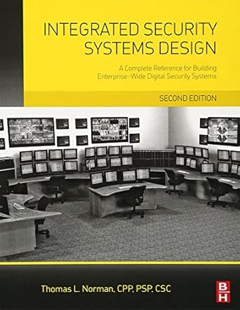 integrated security systems design a complete reference for building enterprise wide digital security systems