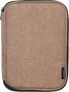 brookstone travel cable organizer electronic accessories carry case compact portable tech pouch and cord