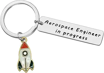 baipilu funny aerospace engineer gift keychain graduation gift for aerospace engineer appreciation jewelry