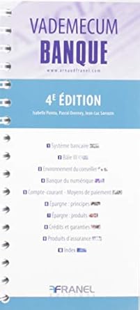 vademecum banque 4e edition jean luc sarrazin 2896036652, 978-2896036653
