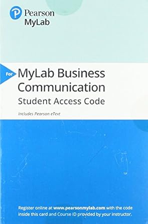 mylab business communication with pearson etext access card for business communication polishing your