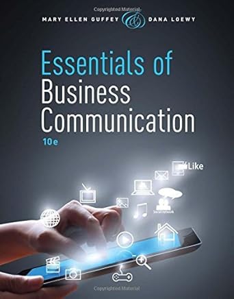 by mary ellen guffey essentials of business communication paperback 1st edition mary ellen guffey b00rwr9ea6