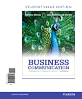 business communication polishing your professional presence student plus 2014 mybcommlab with pearson etext