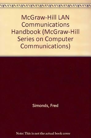 mcgraw hill lan communication hb nine 1st edition fred simonds 0071137491, 978-0071137492