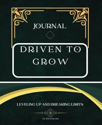 driven to grow leveling up and breaking limits journal for teen boys and men college lined guided prompts 1st