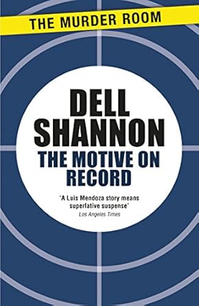 the motive on record 1st edition dell shannon b001h9w2py