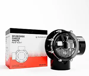 swimables 2 inch 90 degree check valve pressure resistant elbow flow solution works with 90 degree premium