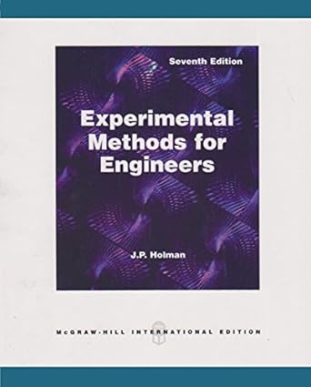 experimental methods for engineers 7th edition jack p holman 0071181652, 978-0071181655