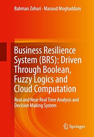 business resilience system driven through boolean fuzzy logics and cloud computation real and near real time