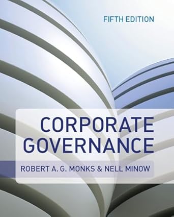 corporate governance 5th edition robert a g monks ,nell minow 0470972599, 978-0470972595