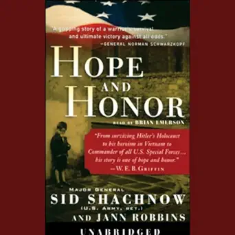hope and honor 1st edition brian emerson ,sid shachnow ,jann robbins ,blackstone audio, inc b000b5veao