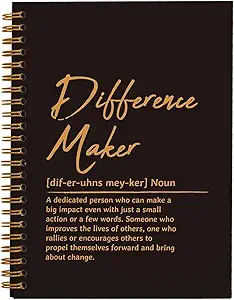 oxw difference maker appreciation gift meeting notebook for work thank you gifts for leader mentor manager