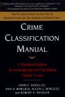 crime classification manual 1995 publication by allen g burgess ann w john e burgess 1st edition john e