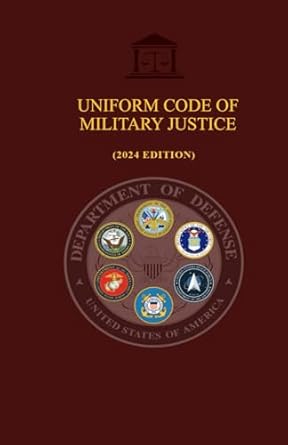 uniform code of military justice pocket size 1st edition joint service committee on military justice