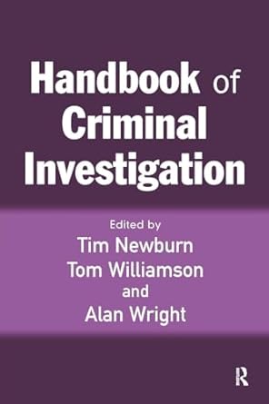 handbook of criminal investigation 1st edition tim newburn 1843921871, 978-1843921875