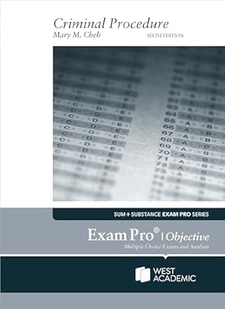 exam pro on criminal procedure 1st edition mary cheh b0cn7bdkmk, 979-8887863603