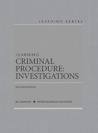 Learning Criminal Procedure Investigations