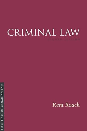 criminal law 8/e 1st edition kent roach b0f145nr1q