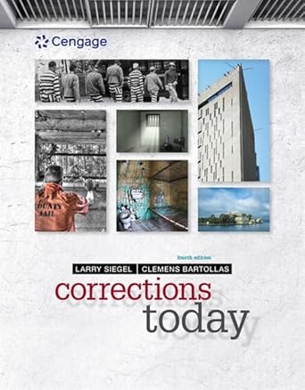 corrections today 1st edition larry siegel 1337091855, 978-1337091855