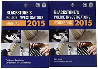 blackstones police investigators manual and workbook 2015 har/pap edition paul connor ,glenn hutton ,david