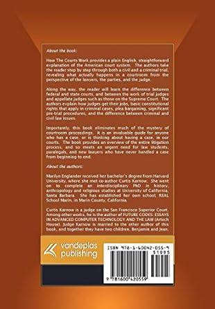 how the courts work a plain english explanation of the american legal system paperback edition marilyn