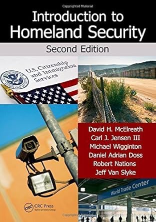introduction to homeland security   by mcelreath david h jensen carl j wigginton jr michae paperback 2nd