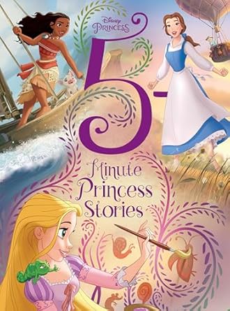 disney princess 5 minute princess stories 1st edition disney books 1484716418, 978-1484716410