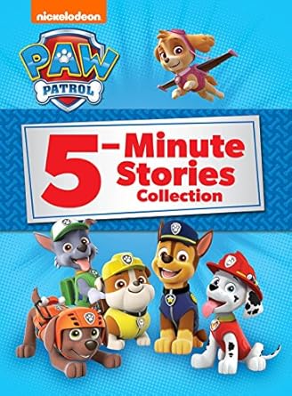 paw patrol 5 minute stories collection 1st edition nickelodeon publishing b00nsqqesa, 978-1681076805