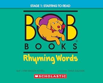 Bob Books Rhyming Words Phonics Ages 4 And Up Kindergarten Flashcards