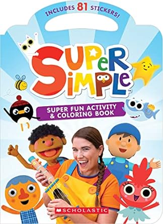 super fun activity and coloring book 1st edition melissa maxwell 1338871072, 978-1338871074
