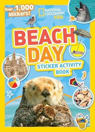 national geographic kids beach day sticker activity book 1st edition national geographic kids 1426327765,