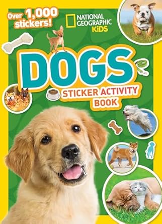 national geographic kids dogs sticker activity book 1st edition national geographic kids 142632801x,