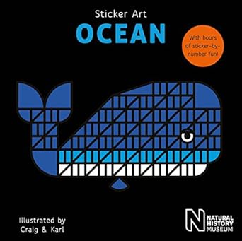 sticker art ocean 1st edition natural history museum 1847809464, 978-1847809469