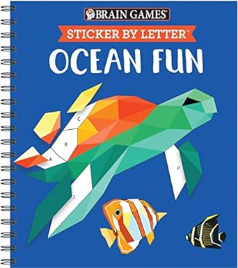 brain games sticker by letter ocean fun 1st edition publications international ltd ,brain games ,new seasons