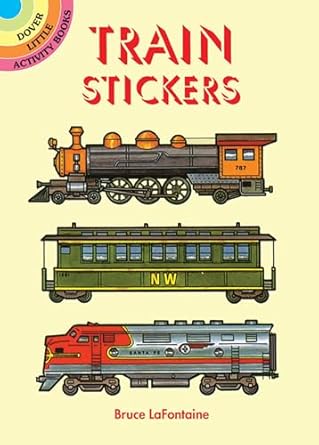 train stickers 1st edition bruce lafontaine 0486403106, 978-0486403106
