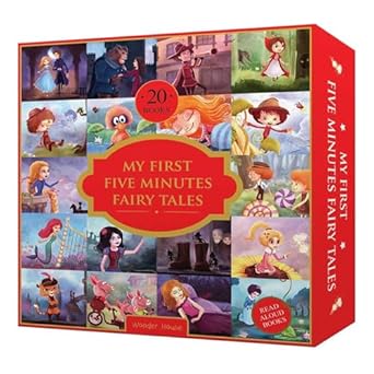 my first five minutes fairy tales boxset giftset of 20 books for kids 1st edition wonder house books