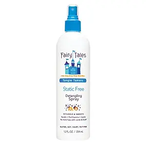 fairy tales tangle tamer detangling spray for kids ultra moisturizing and anti frizz protection paraben free