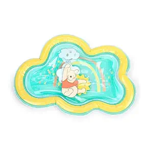 bright starts disney baby winnie the pooh once upon a tummy time water mat blue unisex newborn + 1st edition 