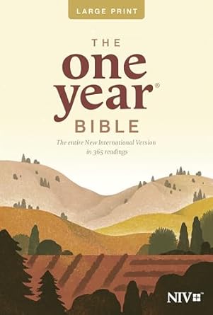 the one year bible niv large print thinline edition tyndale 1414359853, 978-1414359854