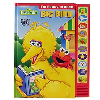 sesame street elmo big bird and more im ready to read with big bird interactive read along sound book great